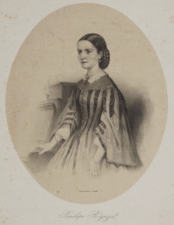 Pénélope Bigazzi en 1958